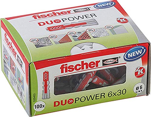 Fischer 104460101 Taco Duopower 6x30 diy/Caja 100 Ud Fischer 104460101 Taco Duopower 6x30 diy/Caja 100 Ud