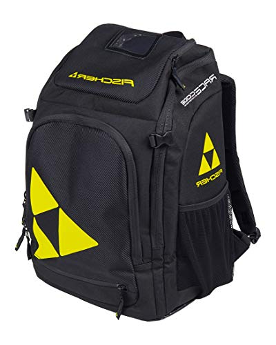 fischer Alpine Race 36 Mochila para Botas de esquí y Casco, Unisex Adulto, Negro, 36 Liter