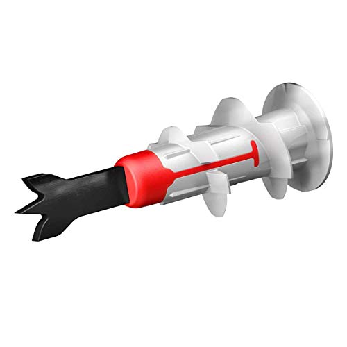Fischer Duoblade S 545676 - Tacos de yeso autoperforante, incluye tornillos, tacos para placas de yeso, tacos para placas ligeras, tacos para paneles de yeso, 25 unidades, Rojo Fischer Duoblade S 545676 - Tacos de yeso autoperforante, incluye tornillos, tacos para placas de yeso, tacos para placas ligeras, tacos para paneles de yeso, 25 unidades, Rojo