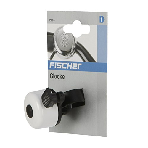 Fischer Mini Timbre para Bicicleta, Unisex Adulto, Blanco, Talla única Fischer Mini Timbre para Bicicleta, Unisex Adulto, Blanco, Talla única