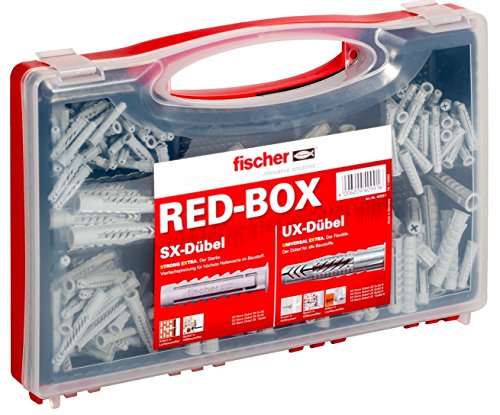 fischer Sx/UX/ (Maletín de 290 Tacos), 40991, Gris, Caja grande fischer Sx/UX/ (Maletín de 290 Tacos), 40991, Gris, Caja grande