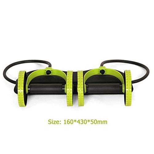 FISH4 Rodillo de Rueda Hombres Mujeres Fitness Muscle Trainer Fitness Equipment for Trainer Home Workout Exercise Machine Fitness, Green, España FISH4 Rodillo de Rueda Hombres Mujeres Fitness Muscle Trainer Fitness Equipment for Trainer Home Workout Exercise Machine Fitness, Green, España