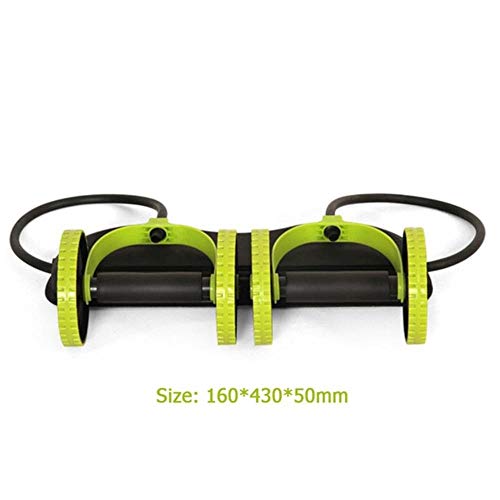 FISH4 Rodillo de   Rueda Hombres Mujeres Fitness Muscle Trainer Fitness Equipment for Trainer Home Workout Exercise Machine Fitness, Green, España