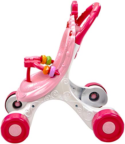 Fisher-Price CGN65 - Caminante musical de paseo para muñecas (no incluida)