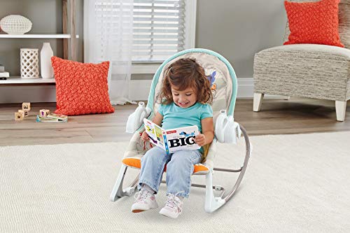 Fisher-Price Columpio hamaca 3 en 1, para bebé recién nacido (Mattel BFH07)