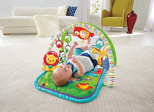 Fisher-Price - Gimnasio Musical Animalitos De La Selva, Manta De Juego Bebé (Mattel Gxc36), Embalaje sostenible Fisher-Price - Gimnasio Musical Animalitos De La Selva, Manta De Juego Bebé (Mattel Gxc36), Embalaje sostenible