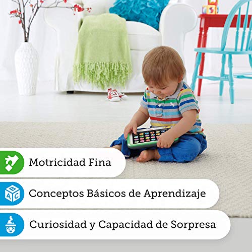 Fisher-Price Mi primera tablet, juguete electrónico bebé +1 año (Mattel CDG61)