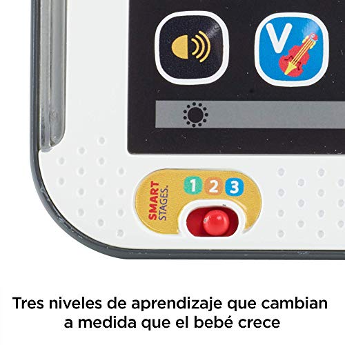 Fisher-Price Mi primera tablet, juguete electrónico bebé +1 año (Mattel CDG61)