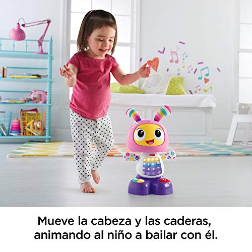 Fisher-Price - Robot interactivo Robita - color rosa y morado - juguetes educativos - (Mattel FBC99)