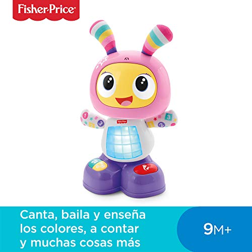 Fisher-Price - Robot interactivo Robita - color rosa y morado - juguetes educativos - (Mattel FBC99) Fisher-Price - Robot interactivo Robita - color rosa y morado - juguetes educativos - (Mattel FBC99)