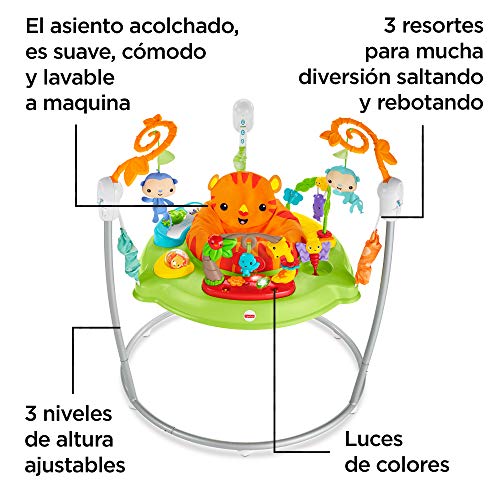 Fisher-Price Saltador animalitos de la selva, para bebƩ +1 aƱo (Mattel CHM91) , color/modelo surtido Fisher-Price Saltador animalitos de la selva, para bebƩ +1 aƱo (Mattel CHM91) , color/modelo surtido