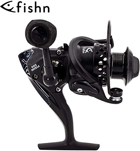 FISHN Reel Carrete Giratorio - Ideal para Cualquier caña con un Peso de Lanzamiento Entre 20-100 gr o como caña de Remolque, Lucio, bagre, lucioperca, Bacalao o salmón (Reel 500) FISHN Reel Carrete Giratorio - Ideal para Cualquier caña con un Peso de Lanzamiento Entre 20-100 gr o como caña de Remolque, Lucio, bagre, lucioperca, Bacalao o salmón (Reel 500)