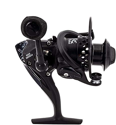 FISHN Reel Carrete Giratorio - Ideal para Cualquier caña con un Peso de Lanzamiento Entre 20-100 gr o como caña de Remolque, Lucio, bagre, lucioperca, Bacalao o salmón (Reel 500) FISHN Reel Carrete Giratorio - Ideal para Cualquier caña con un Peso de Lanzamiento Entre 20-100 gr o como caña de Remolque, Lucio, bagre, lucioperca, Bacalao o salmón (Reel 500)