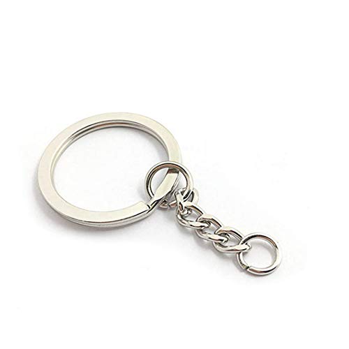 FISHSHOP Llaveros 100 Paquetes Llaveros Divididos Llavero de Metal Plateado Pulido Cadenas Anillo de Salto Abierto para Llaves Craft DIY Blank 30mm Círculo Llaveros para Llaves FISHSHOP Llaveros 100 Paquetes Llaveros Divididos Llavero de Metal Plateado Pulido Cadenas Anillo de Salto Abierto para Llaves Craft DIY Blank 30mm Círculo Llaveros para Llaves