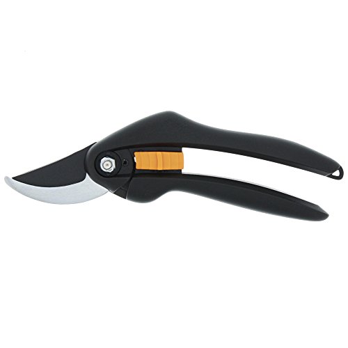 Fiskars Tijeras de podar, Cuchilla bypass, Ø de corte: 2,2 cm, Negro/Naranja, 1000567 Fiskars Tijeras de podar, Cuchilla bypass, Ø de corte: 2,2 cm, Negro/Naranja, 1000567