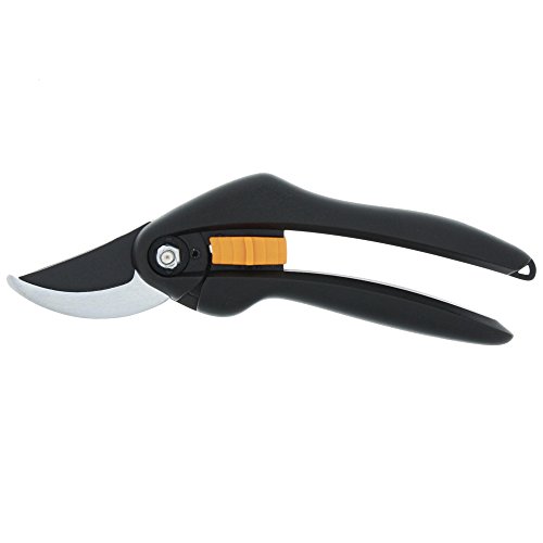 Fiskars Tijeras de podar, Cuchilla bypass, Ø de corte: 2,2 cm, Negro/Naranja, 1000567