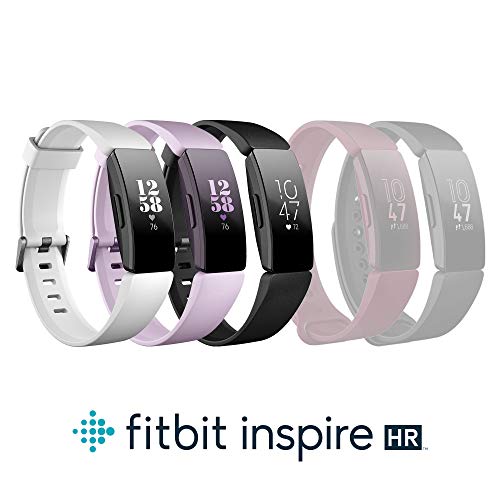 Fitbit Inspire HR, Pulsera de salud y actividad física con ritmo cardiaco, Lila