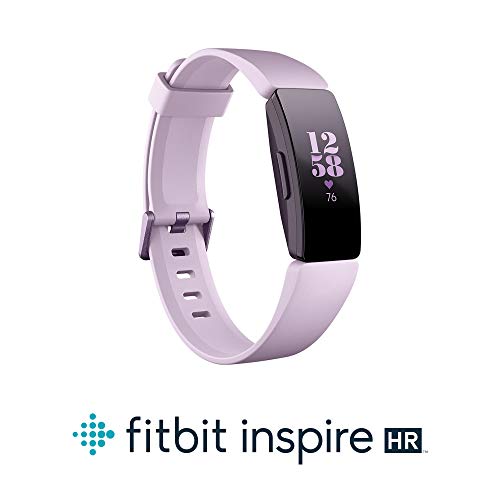 Fitbit Inspire HR, Pulsera de salud y actividad física con ritmo cardiaco, Lila