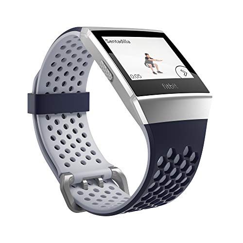 Fitbit Ionic Adidas Edition , El Smartwatch Deportivo, Azul (Tinta) / Gris (Hielo)