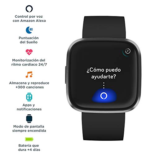 Fitbit Versa 2, el smartwatch que te ayuda a mejorar la salud y la forma física, y que incorpora control por voz, puntuación del sueño y música