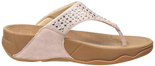 FitflopNovy - sandalias mujer, Rosa (Nude 137), 9