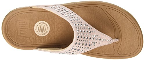 FitflopNovy - sandalias mujer, Rosa (Nude 137), 9