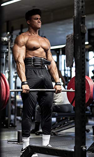 Fitgriff® Straps Powerlifting, Levantamiento de Pesas, Agarres para Gym, Agarraderas Gimnasio, Peso Muerto - Lifting Straps - Mujeres y Hombres - Black Fitgriff® Straps Powerlifting, Levantamiento de Pesas, Agarres para Gym, Agarraderas Gimnasio, Peso Muerto - Lifting Straps - Mujeres y Hombres - Black