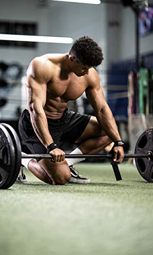 Fitgriff® Straps Powerlifting, Levantamiento de Pesas, Agarres para Gym, Agarraderas Gimnasio, Peso Muerto - Lifting Straps - Mujeres y Hombres - Black Fitgriff® Straps Powerlifting, Levantamiento de Pesas, Agarres para Gym, Agarraderas Gimnasio, Peso Muerto - Lifting Straps - Mujeres y Hombres - Black