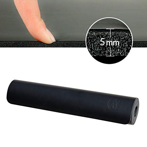 Fitindoor Minimalista Esterilla Yoga Antideslizante Caucho Natural Alfombrilla de Yoga Esterilla Pilates Esterilla Deporte 183cm x 61cm 5mm Fitindoor Minimalista Esterilla Yoga Antideslizante Caucho Natural Alfombrilla de Yoga Esterilla Pilates Esterilla Deporte 183cm x 61cm 5mm