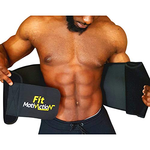 fitmotivaction cinturón de sudación abdominal de neopreno – Corrugado Amincissante vientre plana – talla S a XXXL – con funda, Metro y guía Fitness especial Minceur – hombre y mujer fitmotivaction cinturón de sudación abdominal de neopreno – Corrugado Amincissante vientre plana – talla S a XXXL – con funda, Metro y guía Fitness especial Minceur – hombre y mujer
