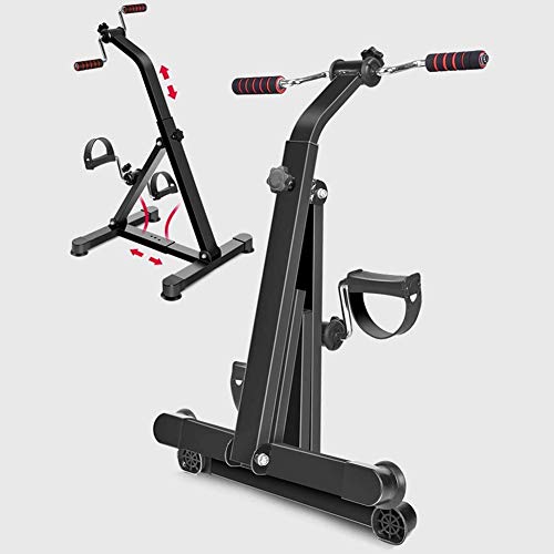 Fitness Equipment Ejercicio Bicicleta, 3 Engranajes De Ajuste De Altura, Utilizado Para Entrenamiento De Piernas Y Brazo, Entrenamiento De Rehabilitación De Extremidades Superiores E Inferiores,Rojo