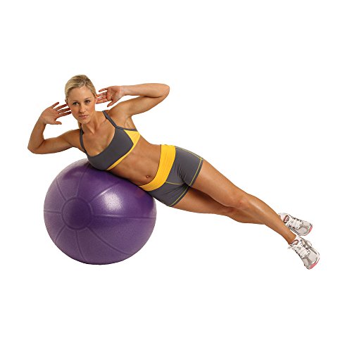 Fitness-Mad Studio Pro - Pelota suiza, color morado, Talla:65cm Fitness-Mad Studio Pro - Pelota suiza, color morado, Talla:65cm