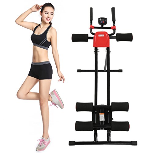 Fitness Pedal Bicicleta de Ejercicios Entrenador Rail Cruncher Abdominal Roller Coaster Abdominal Máquina Equipo de Ciclismo Indoor Inicio HWC