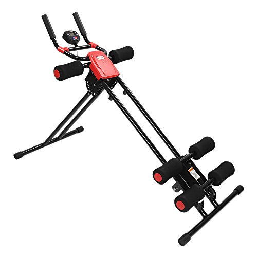 Fitness Pedal Bicicleta de Ejercicios Entrenador Rail Cruncher Abdominal Roller Coaster Abdominal Máquina Equipo de Ciclismo Indoor Inicio HWC