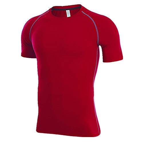 Fitness Suit - Camiseta deportiva para hombre de baloncesto de entrenamiento de manga corta