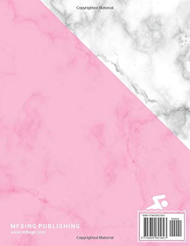 Fittness Planner: One Year Fitness & Nutrition Journal for Women: Fitness, Workout, Notebook Gift, Food planner & Fitness Journal, motivation and results, elegant luxury marble pink cover