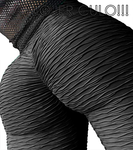FITTOO Mallas Leggings Mujer Pantalones Deportivos oga Alta Cintura Elásticos Transpirables Negro L