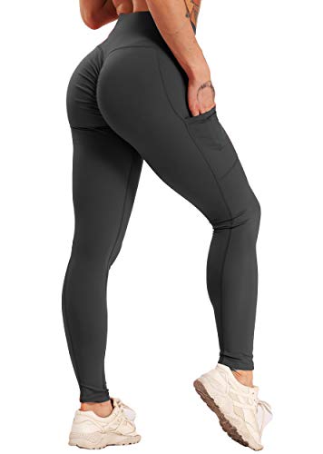 FITTOO Mallas Leggings Mujer Pantalones Deportivos Yoga Alta Cintura Elásticos Transpirables Negro M