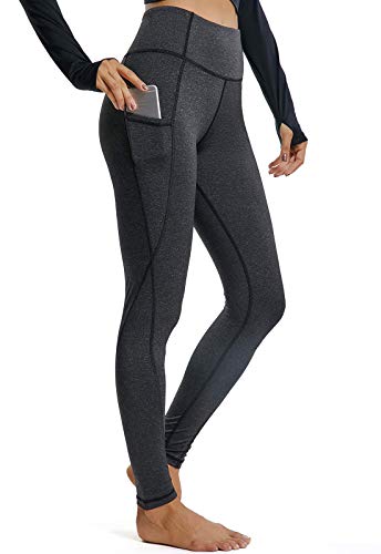 FITTOO Mallas Leggings Mujer Pantalones Deportivos Yoga Alta Cintura Elásticos Transpirables Negro S