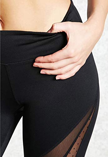 FITTOO Mallas Leggings Mujer Yoga de Alta Cintura Elásticos y Transpirables para Yoga Running Fitness790 Negro XL
