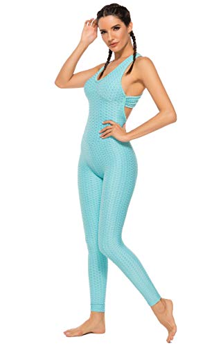 FITTOO Mallas Pantalones Deportivos Leggings Mujer Yoga de Alta Cintura Elásticos y Transpirables para Yoga Running Fitness con Gran Elásticos1370 Azul XL FITTOO Mallas Pantalones Deportivos Leggings Mujer Yoga de Alta Cintura Elásticos y Transpirables para Yoga Running Fitness con Gran Elásticos1370 Azul XL