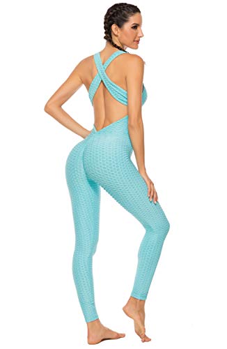 FITTOO Mallas Pantalones Deportivos Leggings Mujer Yoga de Alta Cintura Elásticos y Transpirables para Yoga Running Fitness con Gran Elásticos1370 Azul XL FITTOO Mallas Pantalones Deportivos Leggings Mujer Yoga de Alta Cintura Elásticos y Transpirables para Yoga Running Fitness con Gran Elásticos1370 Azul XL