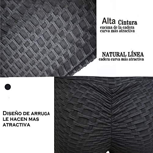 FITTOO Mallas Pantalones Deportivos Leggings Mujer Yoga de Alta Cintura Elásticos y Transpirables para Yoga Running Fitness con Gran Elásticos2060 Negro L FITTOO Mallas Pantalones Deportivos Leggings Mujer Yoga de Alta Cintura Elásticos y Transpirables para Yoga Running Fitness con Gran Elásticos2060 Negro L
