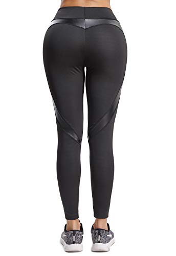 FITTOO Mallas Pantalones Deportivos Leggings Mujer Yoga de Alta Cintura Elásticos y Transpirables para Yoga Running Fitness con Gran Elásticos680 Negro XL FITTOO Mallas Pantalones Deportivos Leggings Mujer Yoga de Alta Cintura Elásticos y Transpirables para Yoga Running Fitness con Gran Elásticos680 Negro XL