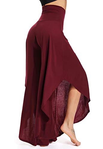 FITTOO Pantalones De Yoga Sueltos Cintura Alta Mujer Pantalones Largos Deportivos Suaves y Cómodos 740,Rojo,XL FITTOO Pantalones De Yoga Sueltos Cintura Alta Mujer Pantalones Largos Deportivos Suaves y Cómodos 740,Rojo,XL