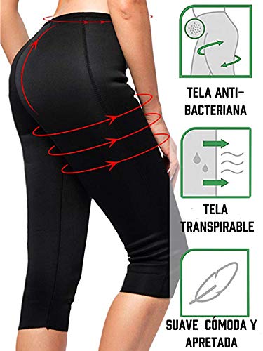 FITTOO Pantalones Sauna Reductora Adelgazante Deportivos Mujer Yoga de Alta Cintura para Fitness FITTOO Pantalones Sauna Reductora Adelgazante Deportivos Mujer Yoga de Alta Cintura para Fitness