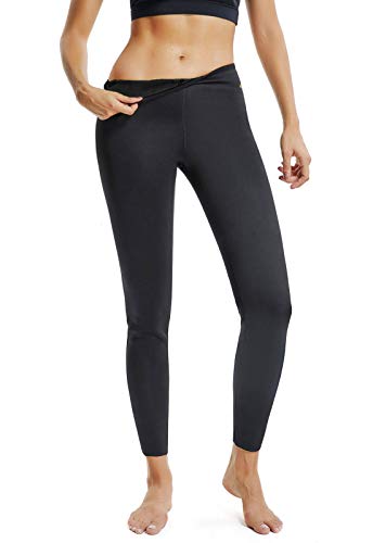 FITTOO Pantalones Sauna Reductora Adelgazante Deportivos Mujer Yoga de Alta Cintura para Fitness FITTOO Pantalones Sauna Reductora Adelgazante Deportivos Mujer Yoga de Alta Cintura para Fitness