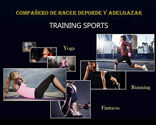 FITTOO Pantalones Sauna Reductora Adelgazante Deportivos Mujer Yoga de Alta Cintura para Fitness