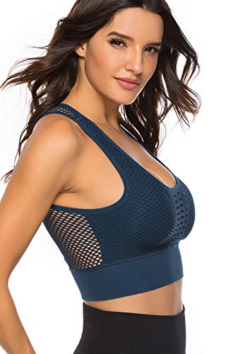 FITTOO Sujetador Deportivo Tops de Yoga Correr Gimnasio para Mujer Negro XS FITTOO Sujetador Deportivo Tops de Yoga Correr Gimnasio para Mujer Negro XS