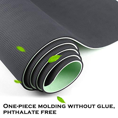 FitTrek Esterilla Yoga Antideslizante Fitness Deporte Pilates - Colchoneta Abdominales Gimnasia Pilates TPE - 183 x 66 cm Yoga Mat - Alfombra Alfombrilla Yoga 6mm 8mm FitTrek Esterilla Yoga Antideslizante Fitness Deporte Pilates - Colchoneta Abdominales Gimnasia Pilates TPE - 183 x 66 cm Yoga Mat - Alfombra Alfombrilla Yoga 6mm 8mm